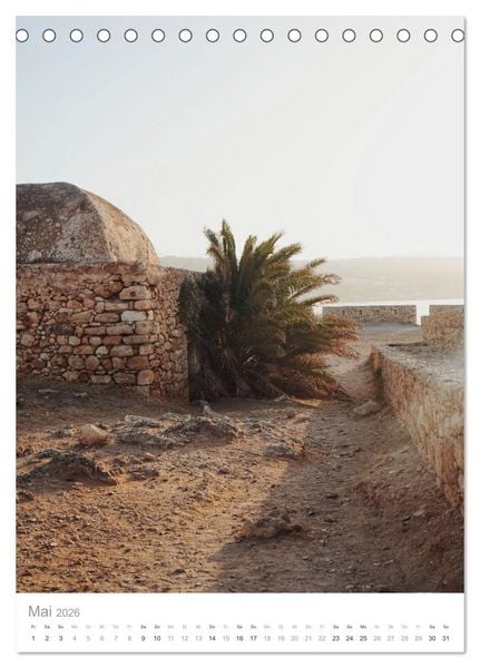 Produktbild: Kreta - Sonne, Meer und griechische Lebensart (Tischkalender 2026 DIN A5 hoch), CALVENDO Monatskalender