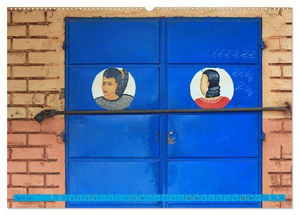 Produktbild: Benin M&auml;rkte Farben Voodoo (Wandkalender 2026 DIN A2 quer), CALVENDO Monatskalender