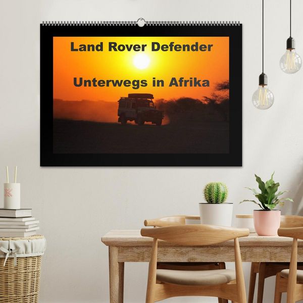 Produktbild: Land Rover Defender - Unterwegs in Afrika (Wandkalender 2026 DIN A2 quer), CALVENDO Monatskalender
