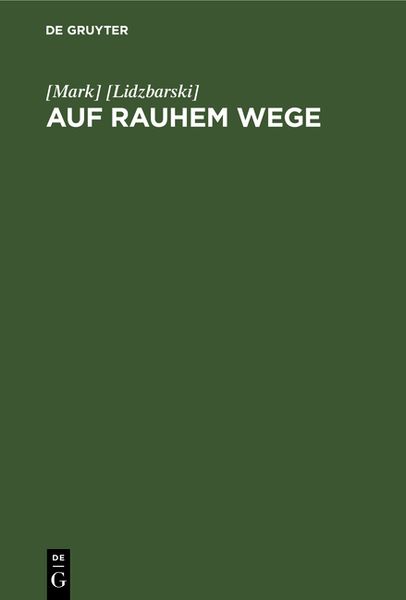 Produktbild: Auf rauhem Wege