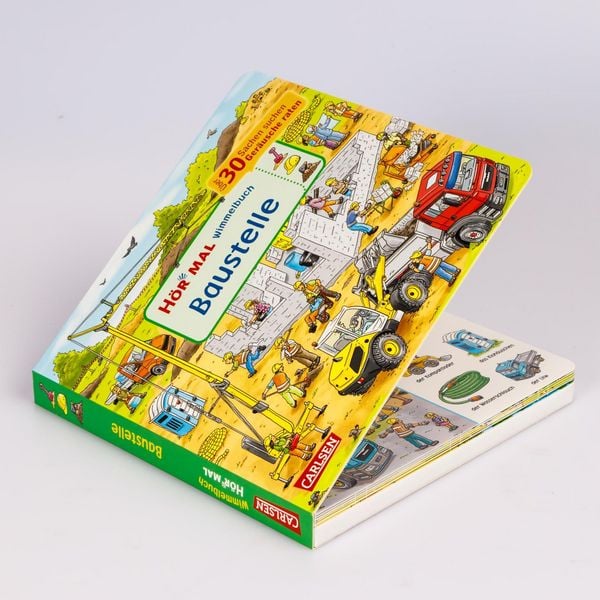 Produktbild: H&ouml;r mal (Soundbuch): Wimmelbuch: Baustelle