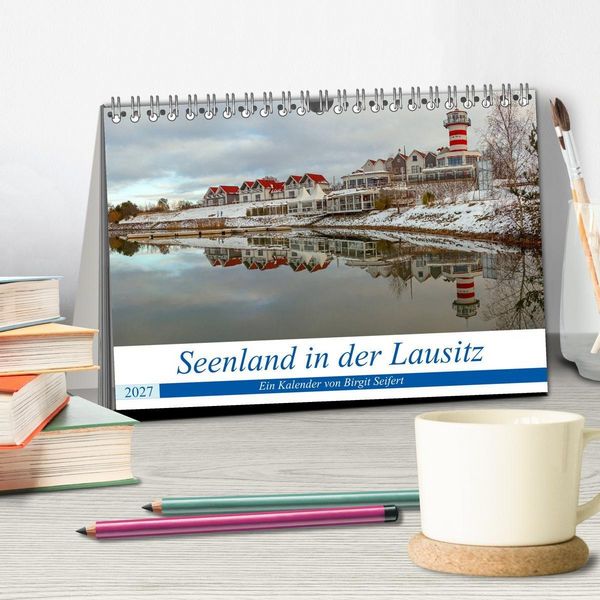 Produktbild: Seenland in der Lausitz (Tischkalender 2027 DIN A5 quer), CALVENDO Monatskalender