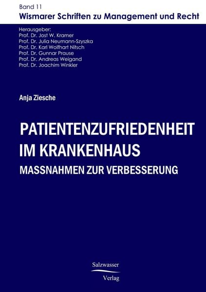Produktbild: Patientenzufriedenheit im Krankenhaus