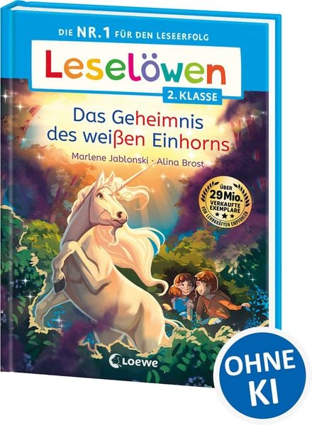 Produktbild: Lesel&ouml;wen 2. Klasse - Das Geheimnis des wei&szlig;en Einhorns