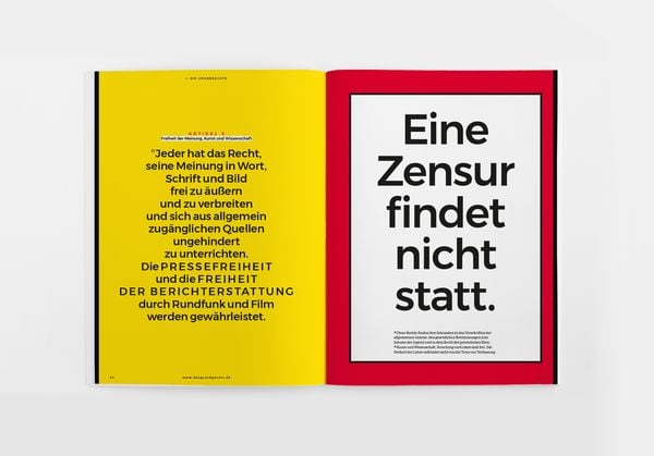 Produktbild: Das Grundgesetz als Magazin - 75 Jahre