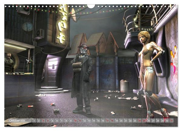 Produktbild: Science Fiction Visionen (Wandkalender 2026 DIN A3 quer), CALVENDO Monatskalender