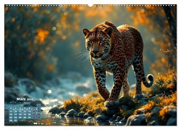 Produktbild: Wildlife im Fokus - Begegnungen auf Augenh&ouml;he (Wandkalender 2026 DIN A2 quer), CALVENDO Monatskalender