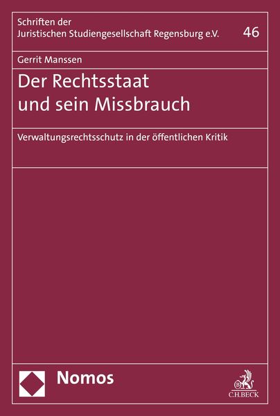 Produktbild: Der Rechtsstaat und sein Missbrauch