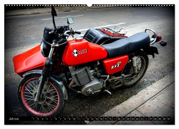 Produktbild: Motorrad-Legenden - MZ (Wandkalender 2026 DIN A2 quer), CALVENDO Monatskalender