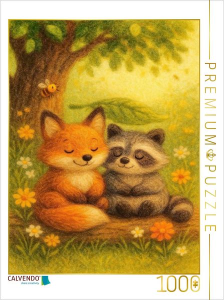 Produktbild: CALVENDO Puzzle Waldtr&auml;ume zu zweit | 1000 Teile Lege-Gr&ouml;&szlig;e 64x48cm Foto-Puzzle f&uuml;r gl&uuml;ckliche Stunden