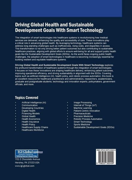 Produktbild: Driving Global Health and Sustainable Development Goals With Smart Technology