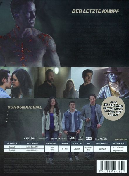 Produktbild: Teen Wolf - Staffel 6 [7 DVDs]
