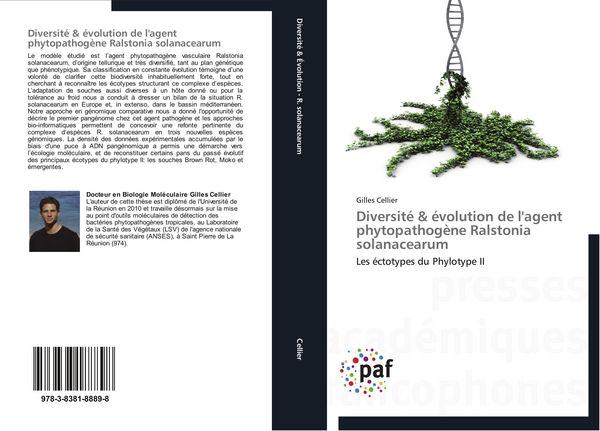 Produktbild: Diversit&eacute; & &eacute;volution de l'agent phytopathog&egrave;ne Ralstonia solanacearum