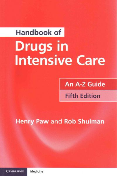 Produktbild: Paw, H: Handbook of Drugs in Intensive Care