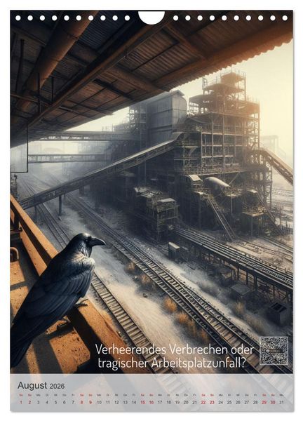 Produktbild: True Crime - Schatten der Vergangenheit (Wandkalender 2026 DIN A4 hoch), CALVENDO Monatskalender