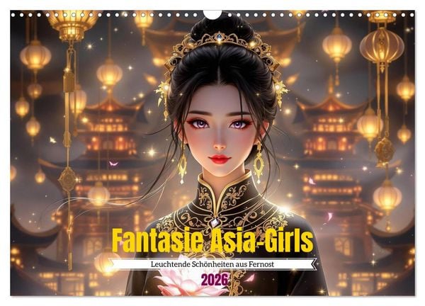 Produktbild: Fantasie Asia-Girls (Wandkalender 2026 DIN A3 quer), CALVENDO Monatskalender