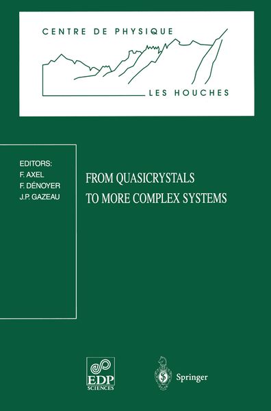 Produktbild: From Quasicrystals to More Complex Systems