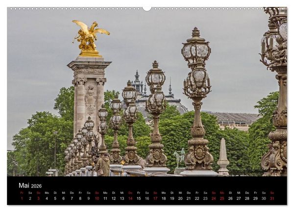 Produktbild: Paris (Wandkalender 2026 DIN A2 quer), CALVENDO Monatskalender