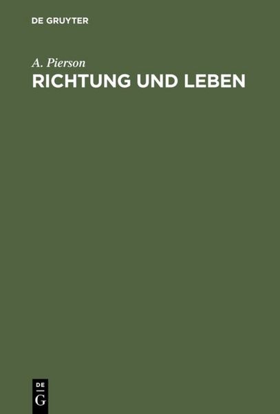 Produktbild: Richtung und Leben