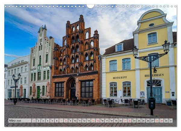 Produktbild: Wismar Impressionen (Wandkalender 2026 DIN A3 quer), CALVENDO Monatskalender