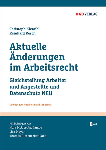 Produktbild: Aktuelle &Auml;nderungen im Arbeitsrecht