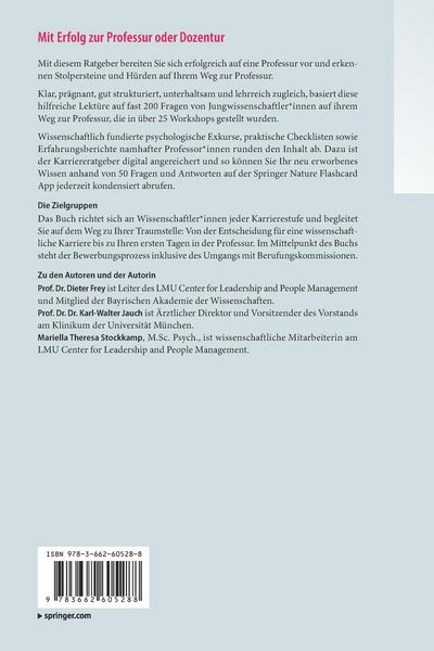 Produktbild: Mit Erfolg zur Professur oder Dozentur