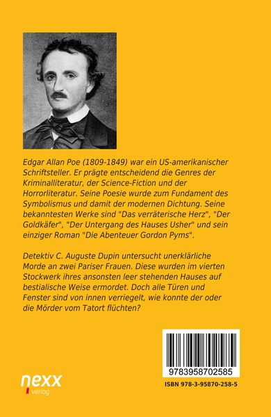 Produktbild: Der Doppelmord in der Rue Morgue