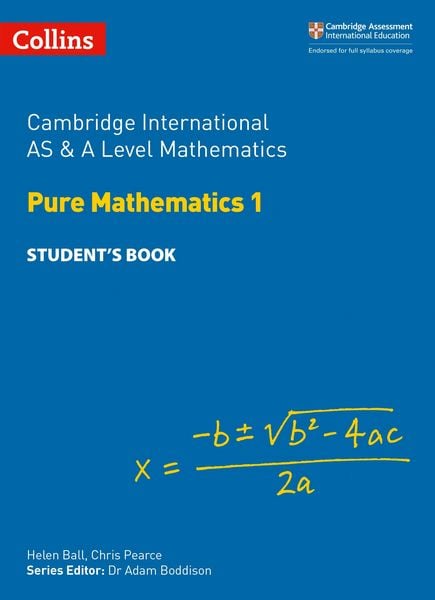 Produktbild: Cambridge International AS & A Level Mathematics Pure Mathematics 1 Student's Book