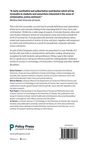 Produktbild: A companion to crime, harm and victimisation