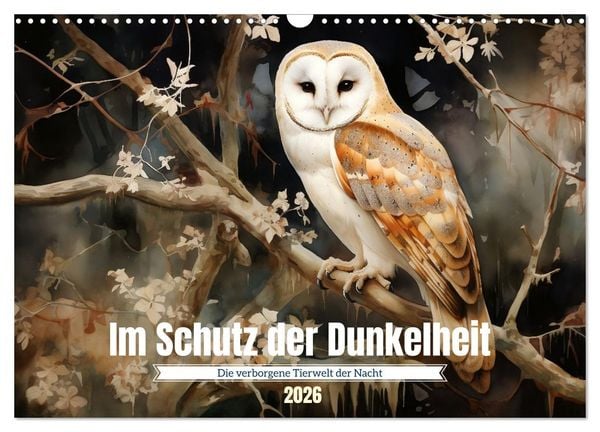 Im Schutz der Dunkelheit (Wandkalender 2026 DIN A3 quer), CALVENDO Monatskalender