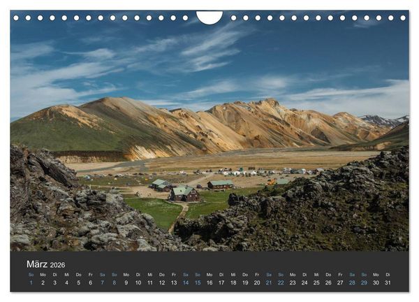 Produktbild: Island (Wandkalender 2026 DIN A4 quer), CALVENDO Monatskalender
