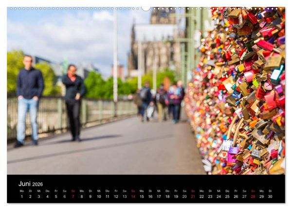 Produktbild: K&ouml;lner - Blickwinkel (hochwertiger Premium Wandkalender 2026 DIN A2 quer), Kunstdruck in Hochglanz