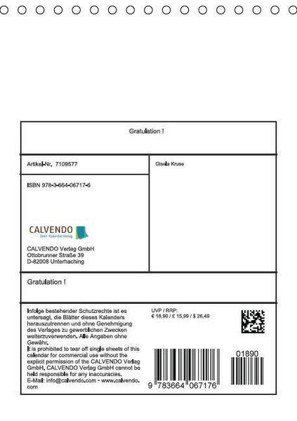Produktbild: Gratulation ! (Tischkalender immerw&auml;hrend DIN A5 hoch)