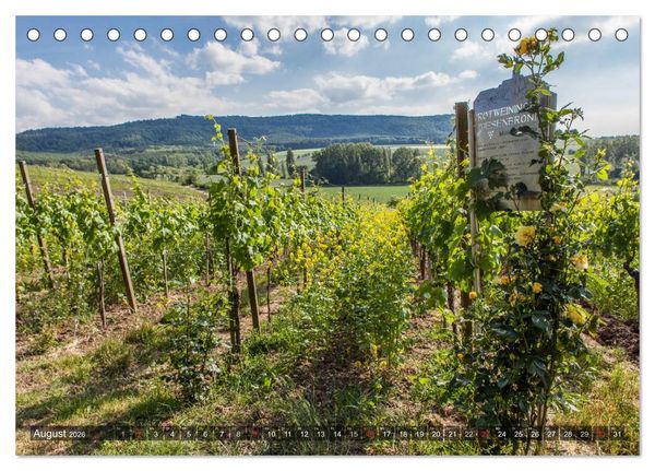 Produktbild: Weinlagen in Franken (Tischkalender 2026 DIN A5 quer), CALVENDO Monatskalender