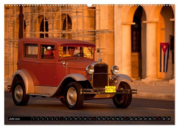 Produktbild: Classic Cars of Cuba (Wandkalender 2026 DIN A2 quer), CALVENDO Monatskalender