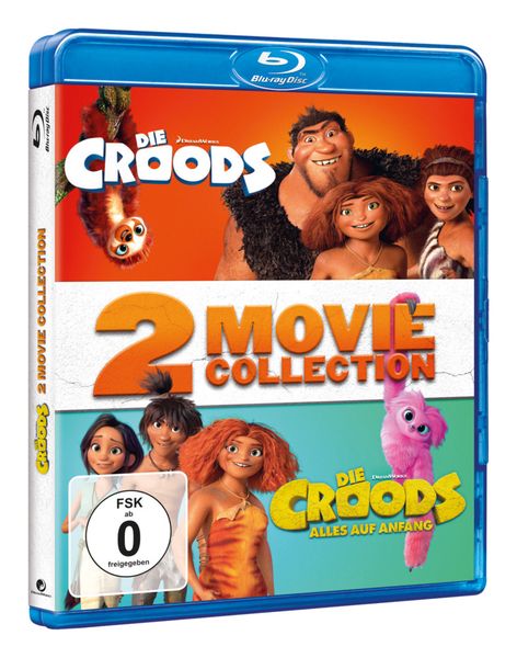 Produktbild: DIE CROODS 2 MOVIE COLLECTION Die Croods & Die Croods &ndash; Alles auf Anfang [2 BRs]
