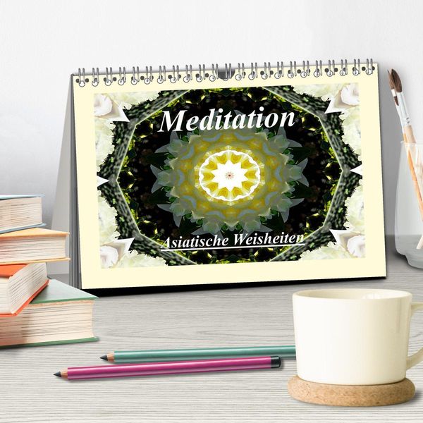 Produktbild: Meditation - Asiatische Weisheiten (Tischkalender 2026 DIN A5 quer), CALVENDO Monatskalender
