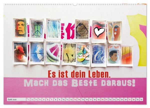 Produktbild: Stop dreaming start doing - H&ouml;r auf zu tr&auml;umen und mach es einfach (hochwertiger Premium Wandkalender 2026 DIN A2 quer), Kunstdruck in Hochglanz
