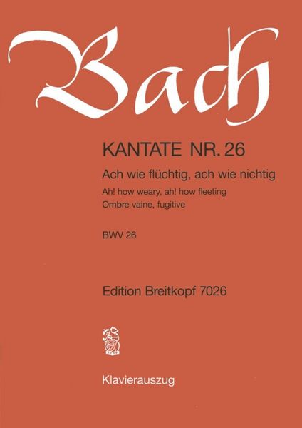 Produktbild: Kantate Nr. 4, Klavierauszug
