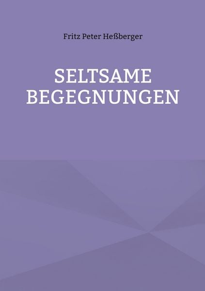 Produktbild: Seltsame Begegnungen