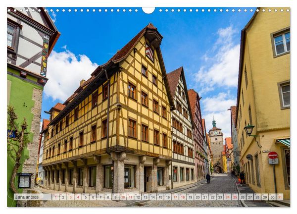 Produktbild: Rothenburg ob der Tauber Impressionen (Wandkalender 2026 DIN A3 quer), CALVENDO Monatskalender
