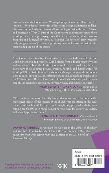 Produktbild: Connections Worship Companion, Year C, Vol. 1