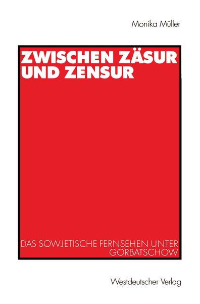 Produktbild: Zwischen Z&auml;sur und Zensur