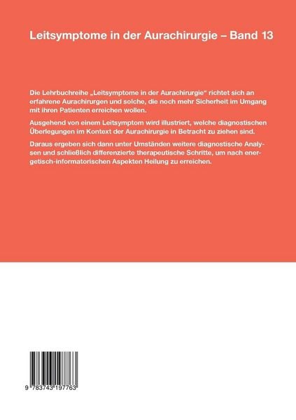 Produktbild: Leitsymptome in der Aurachirurgie Band 13