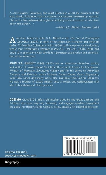 Produktbild: The Life of Christopher Columbus