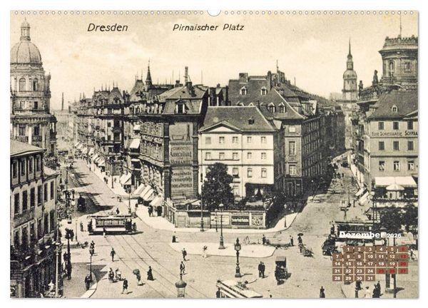 Produktbild: Souvenirs aus Dresden &ndash; Die Stadt auf historischen Karten (Wandkalender 2026 DIN A2 quer), CALVENDO Monatskalender