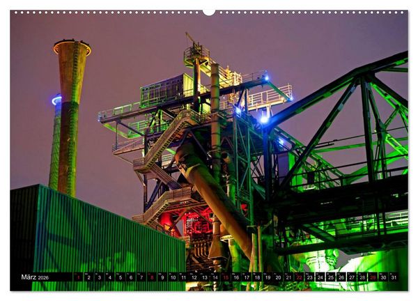 Produktbild: Auf der Route der Industriekultur (Wandkalender 2026 DIN A2 quer), CALVENDO Monatskalender