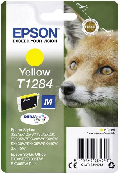 Epson Druckerpatrone T1284 Original Gelb C13T12844012