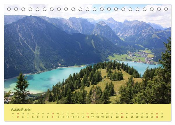 Produktbild: Bergseen - Juwelen der Berge (Tischkalender 2026 DIN A5 quer), CALVENDO Monatskalender