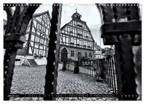 Ein Blick auf Homberg an der Efze (Wandkalender 2025 DIN A3 quer), CALVENDO Monatskalender